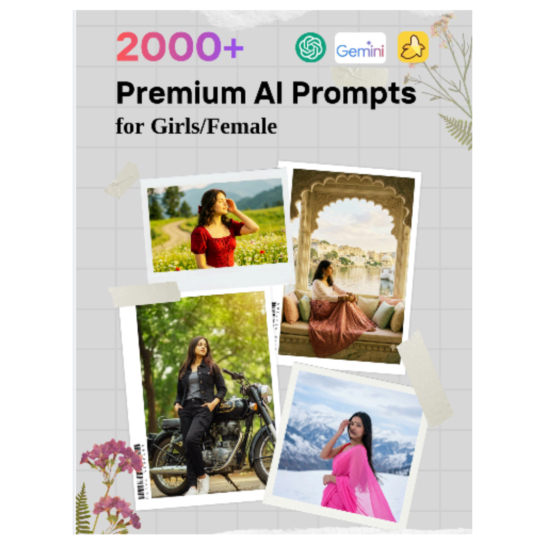 2000+ AI Prompts to create Trending & Viral Images (for Female)